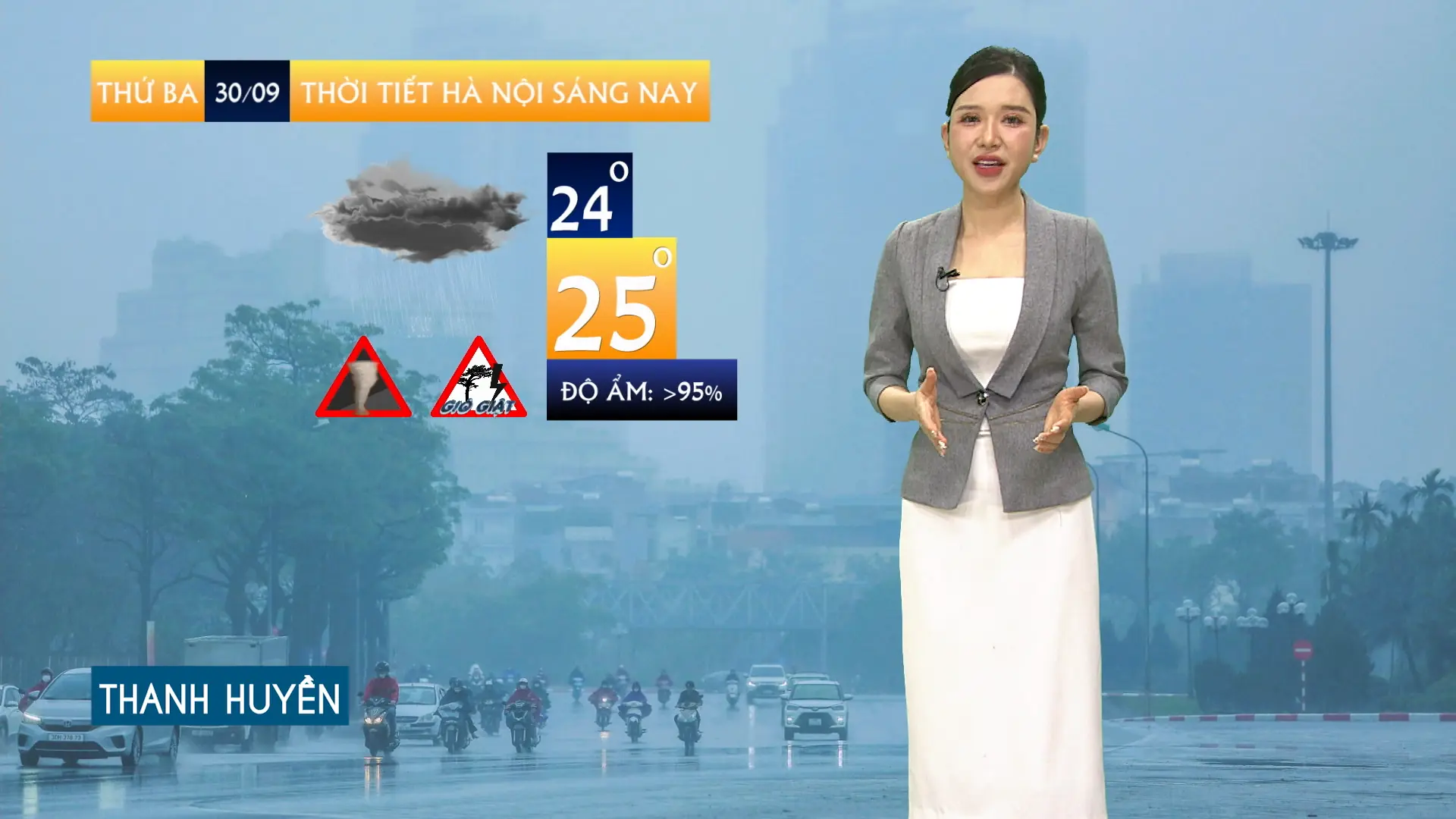 Dự báo thời tiết sáng | 30/09/2025